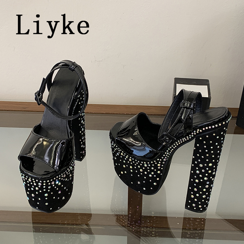 Wedding Super - Модные женские босоножки Liyke на толстом
