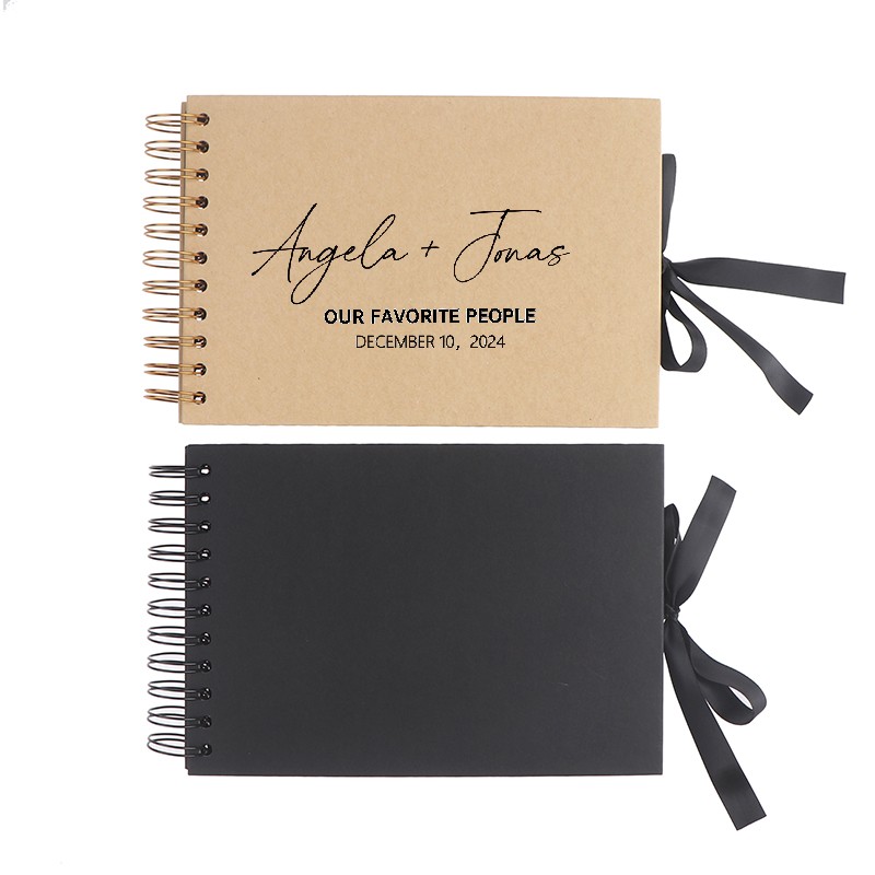 Personalized Guest Book - Персонализированная свадебная гостевая книга, альбом для