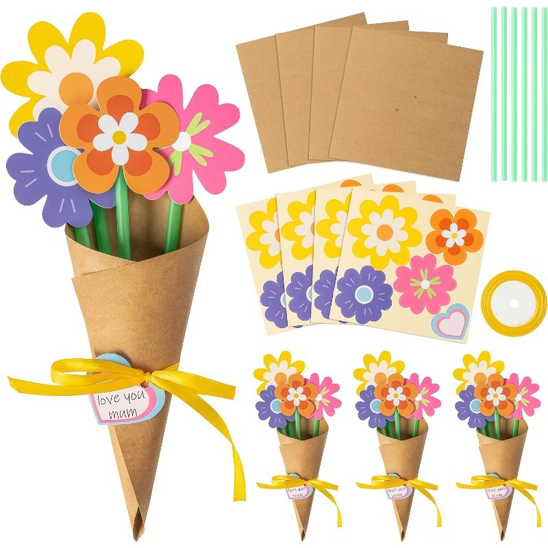 Papercraft Supply Ribbon - Набор для создания букета из 100