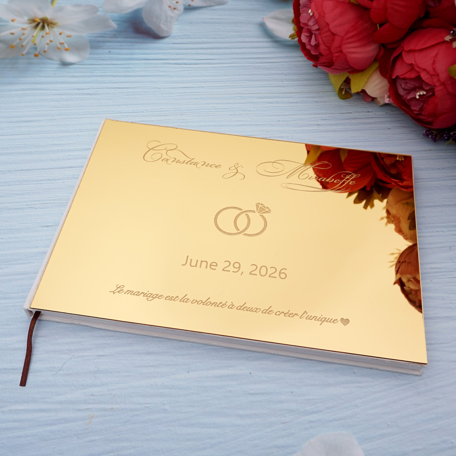 Personalized Guest Book - Персонализированная свадебная подпись на заказ, гостевая