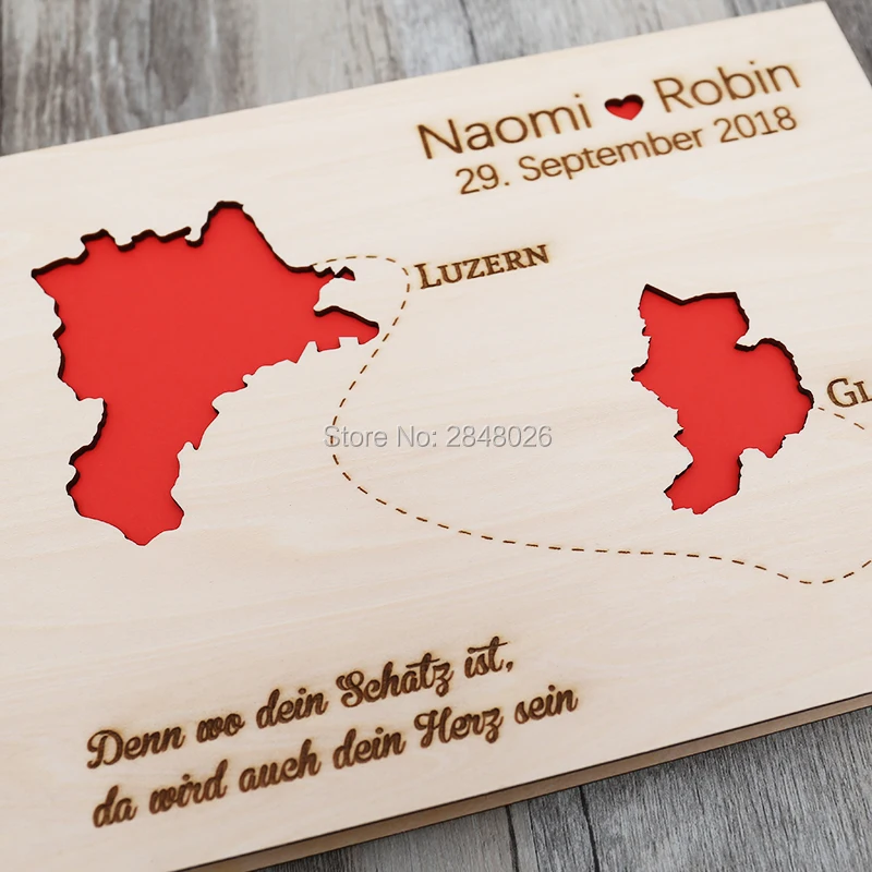 Персонализированная свадебная  – обзор и цена Personalized Guest Book