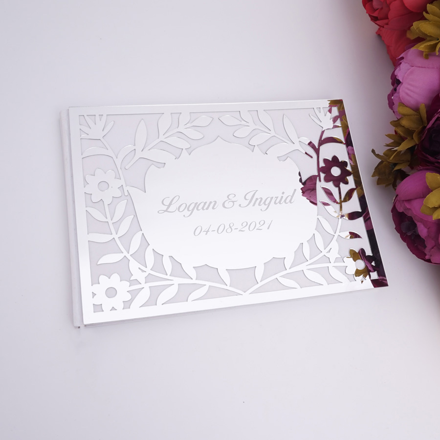 Роскошная акриловая книга для  – обзор и цена Personalized Guest Book