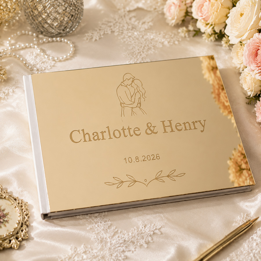Персонализированная свадебная  – обзор и цена Personalized Guest Book