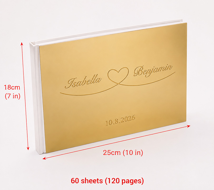 Персонализированная свадебная  – обзор и цена Personalized Guest Book
