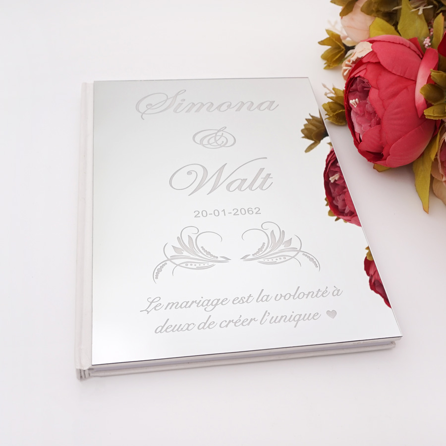 Акриловое зеркало, персонализи – обзор и цена Personalized Guest Book