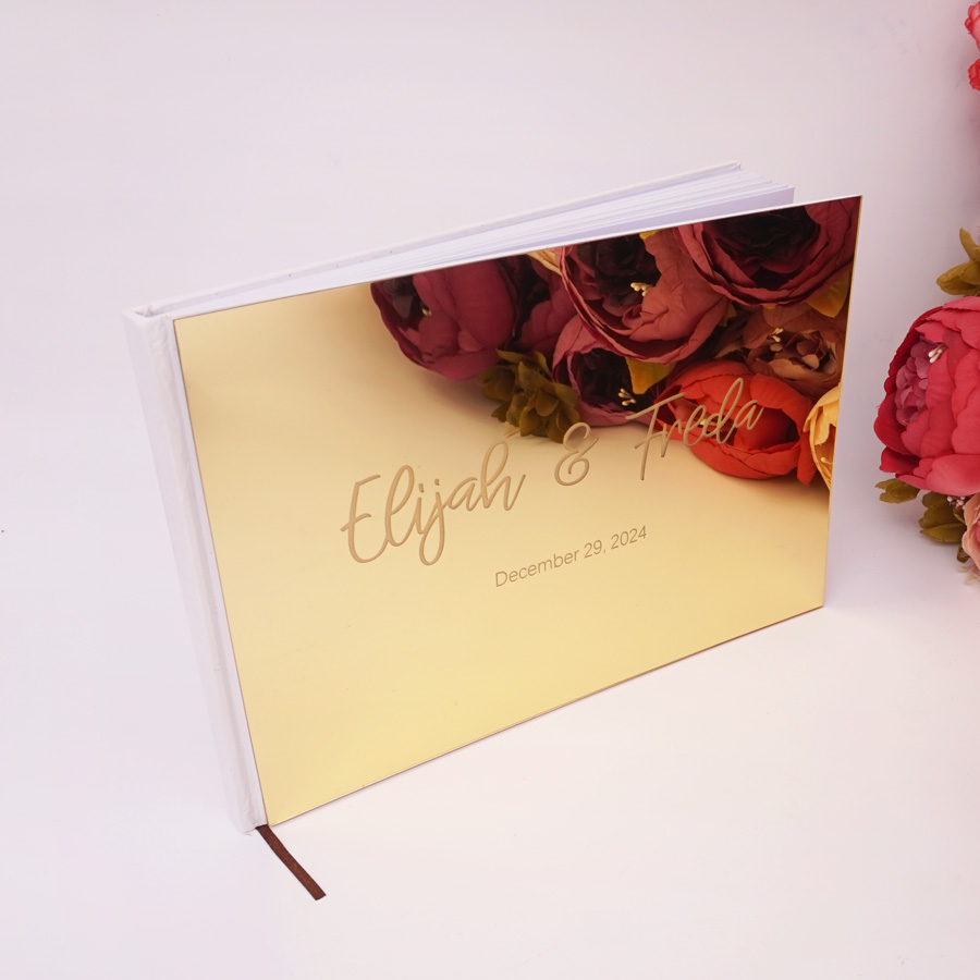 25*18 см Φ Book Gold Silver Ro – обзор и цена Personalized Guest Book
