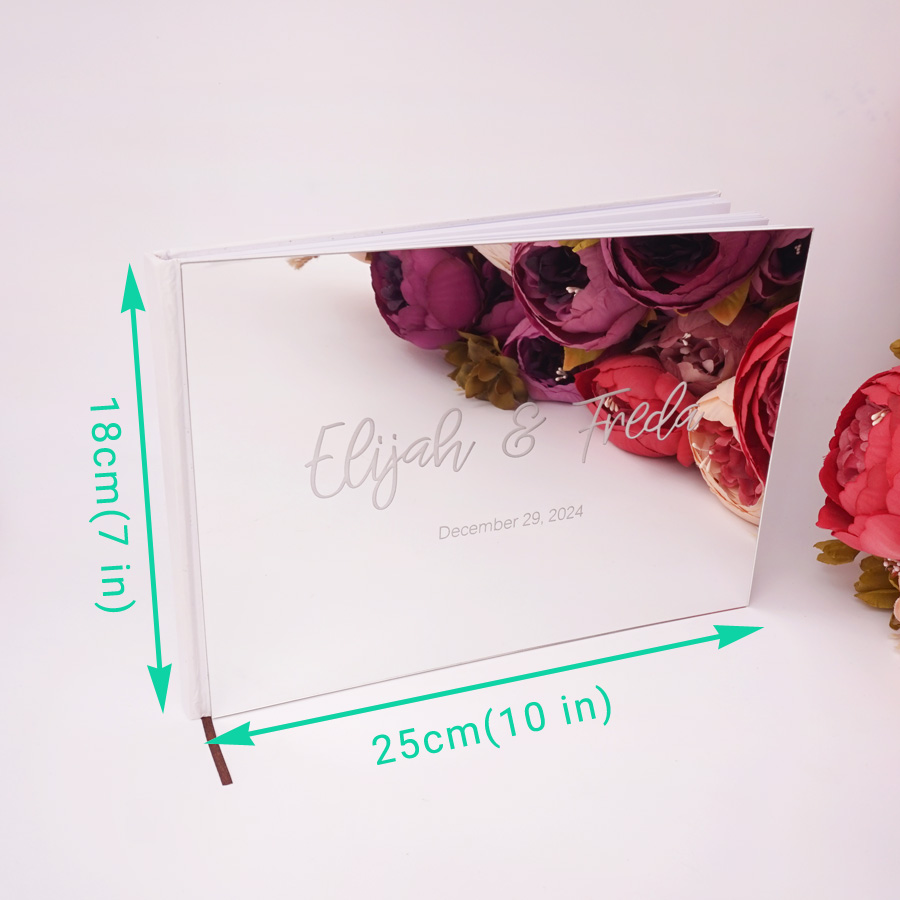 25*18 см Φ Book Gold Silver Ro – обзор и цена Personalized Guest Book