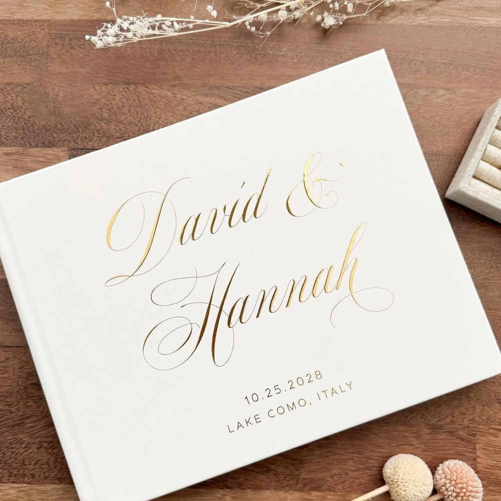 Персонализированная свадебная  – обзор и цена Personalized Guest Book