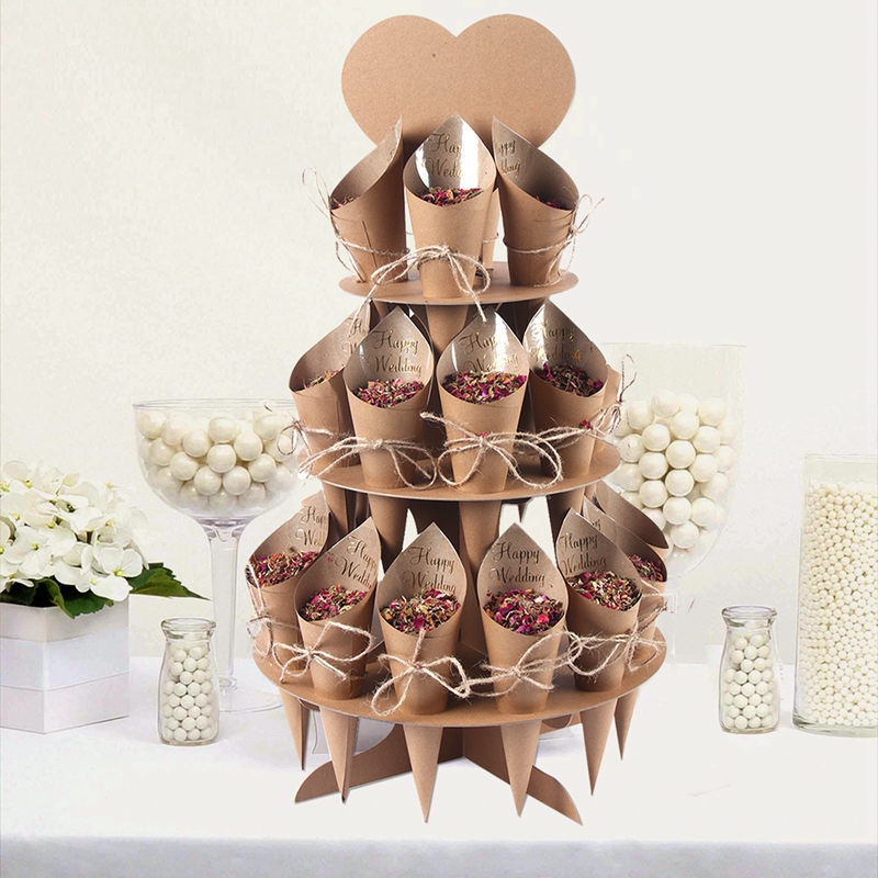 Коробка из крафт-бумаги с конф – обзор и цена Wedding Supply Rentals