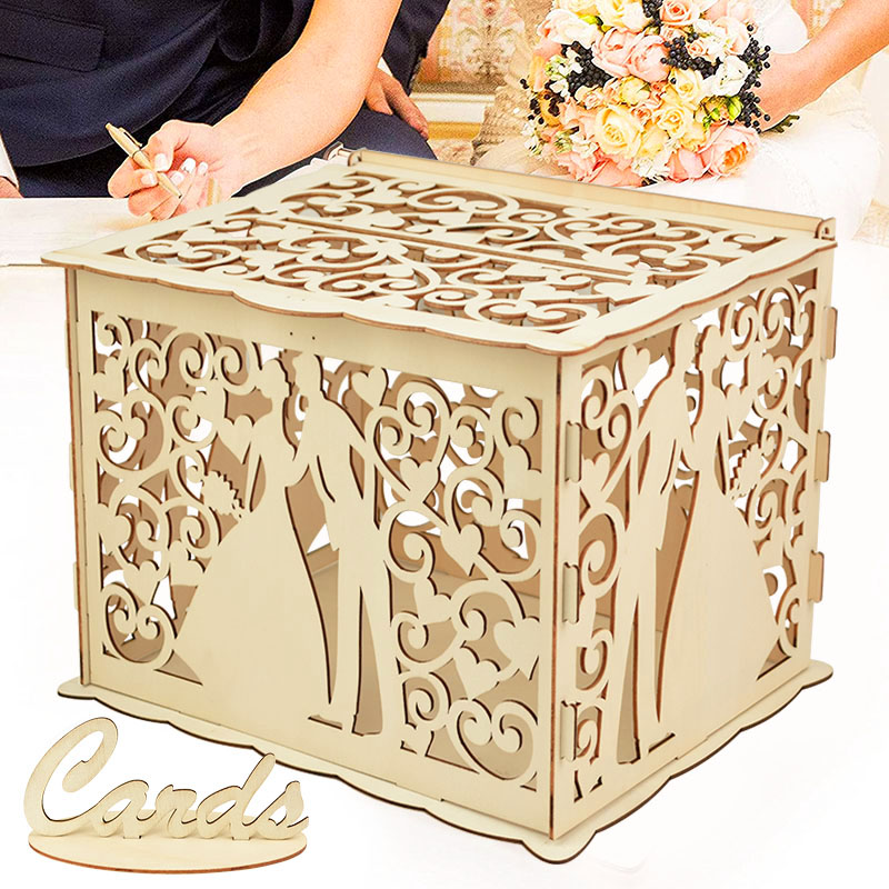 Свадебные деревянные подарочны – обзор и цена Wedding Supply Rentals